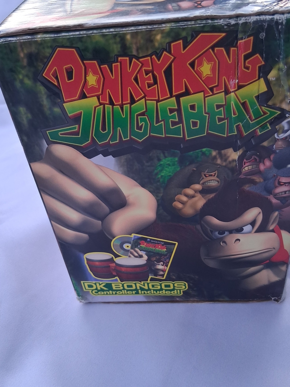 Donkey Kong Jungle Beat DK Bongos Game Box - Bright Multicolor Logo